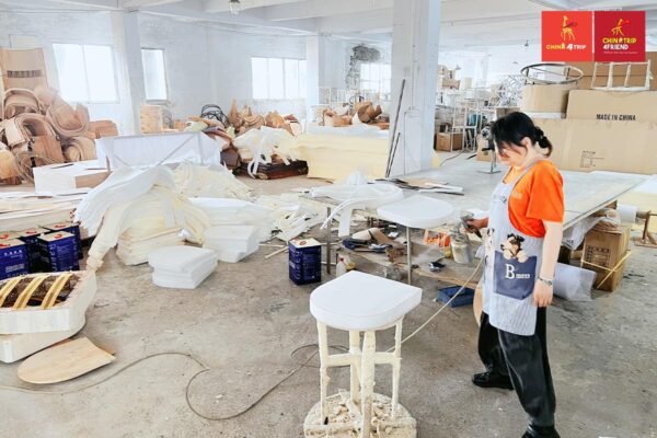 ขั้นตอนผลิตเฟอร์นิเจอร์จากโรงงานในฝอซาน-จากจีน-Chinatrip4friend-china4trip